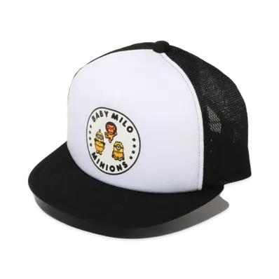 A BATHING APE MINIONS MESH CAP "Black"