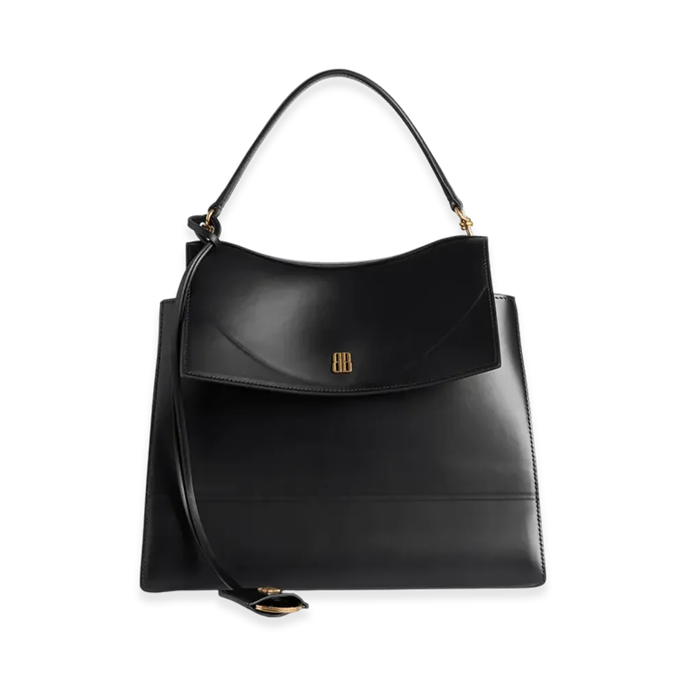 BALENCIAGA Nano Handbag, Medium "Black"