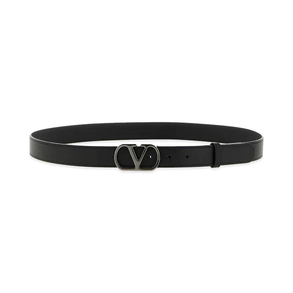 Valentino Garavani 'vlogo Singature' Belt "Black"