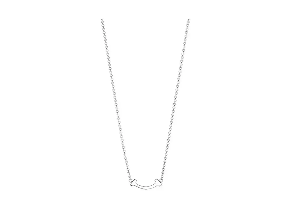 Tiffany & Co. Tiffany T Smile Pendant 18K "White Gold"