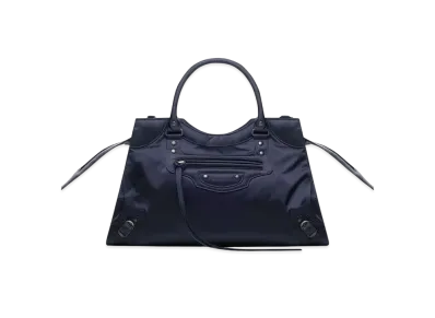BALENCIAGA Neo Classic Medium Handbag "Blue"