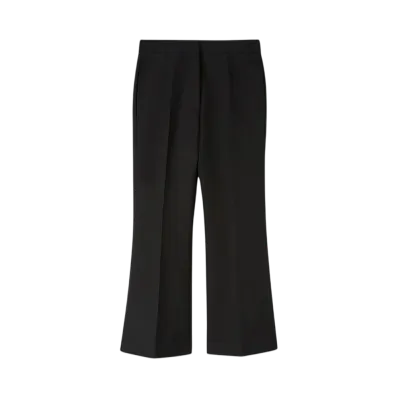 Jil Sander Women's Cotton Tailored Trousers "Black"