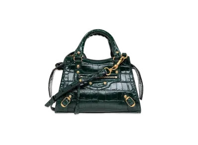 BALENCIAGA Handbag Calfskin "Green"