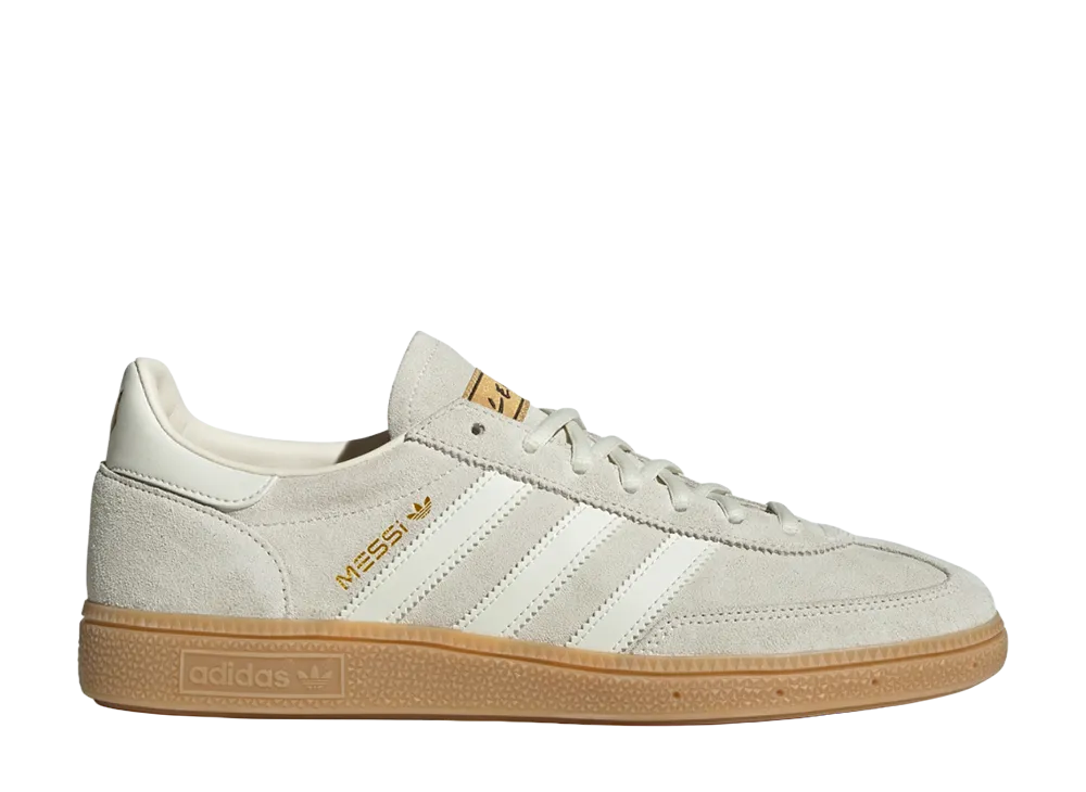 Lionel Messi × adidas Handball Spezial "Ivory/Gold Metallic"