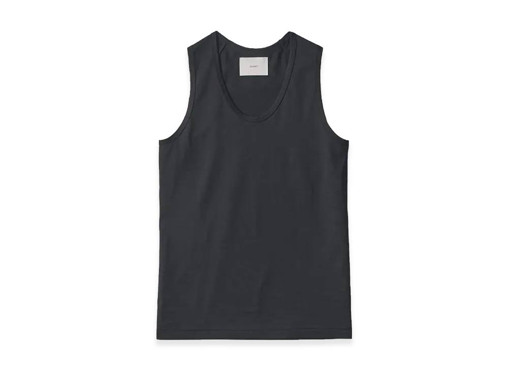 ssstein Suvin Cotton Tank Top "Black"