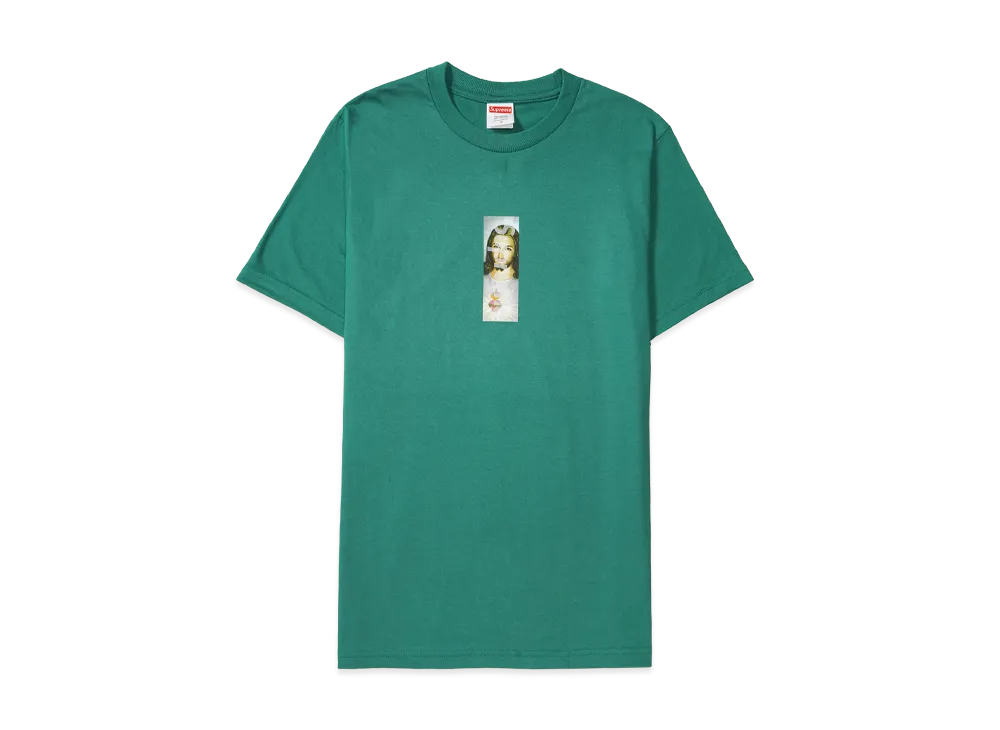 Supreme Prayer Card Box Logo Tee "Light Pine"