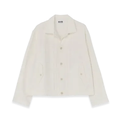 S'YTE Indian Khadi Tracker Jacket "White"