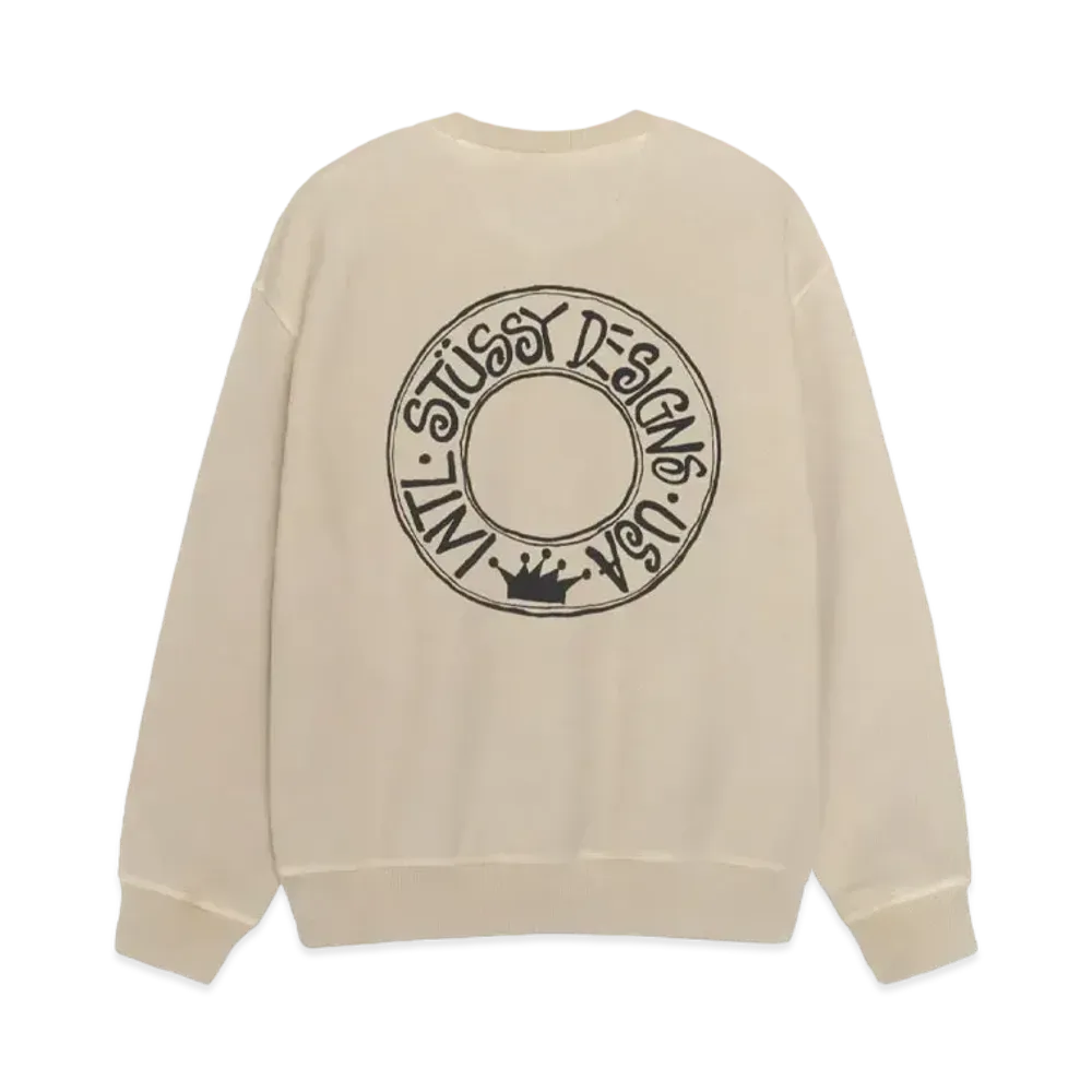 Stussy Buana Pigment Dyed Crew "Khaki" (FA24)