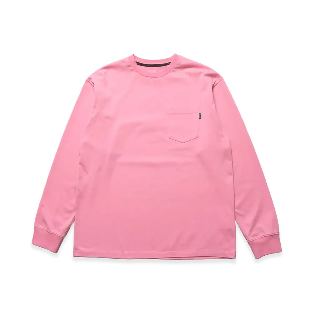 F.C.Real Bristol Origin L/S Pocket Tee "Pink"
