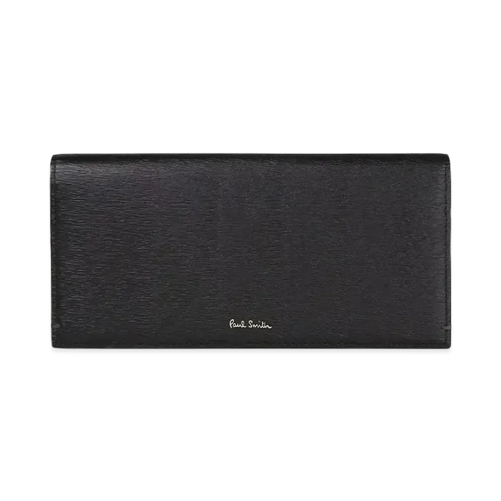 Paul Smith Colored Edge AW24 Long Wallet "Black"