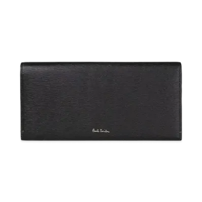 Paul Smith Colored Edge AW24 Long Wallet "Black"