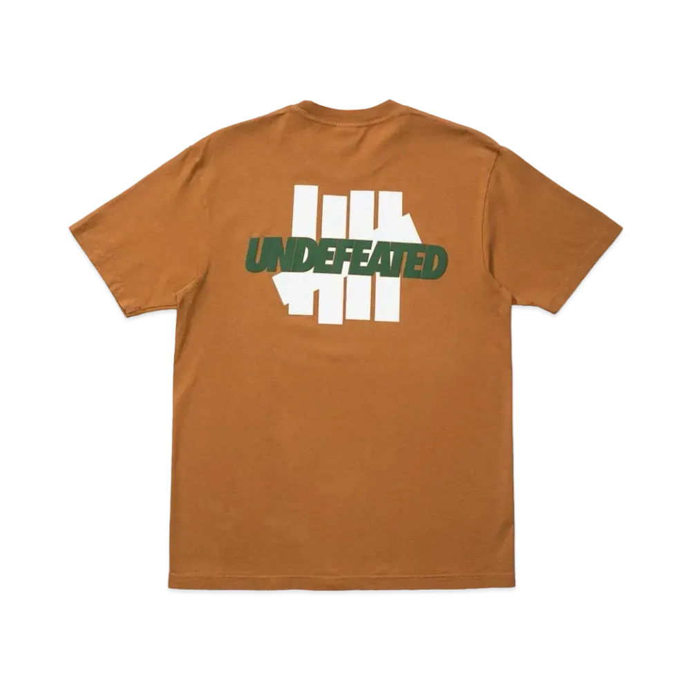 UNDEFEATED LOGO LOCKUP S/S TEE - 80271 "Brown"