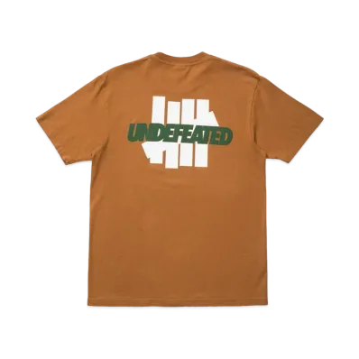 UNDEFEATED LOGO LOCKUP S/S TEE - 80271 "Brown"