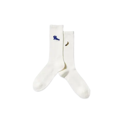 Uniqlo x KAWS x WARHOL Socks "White"