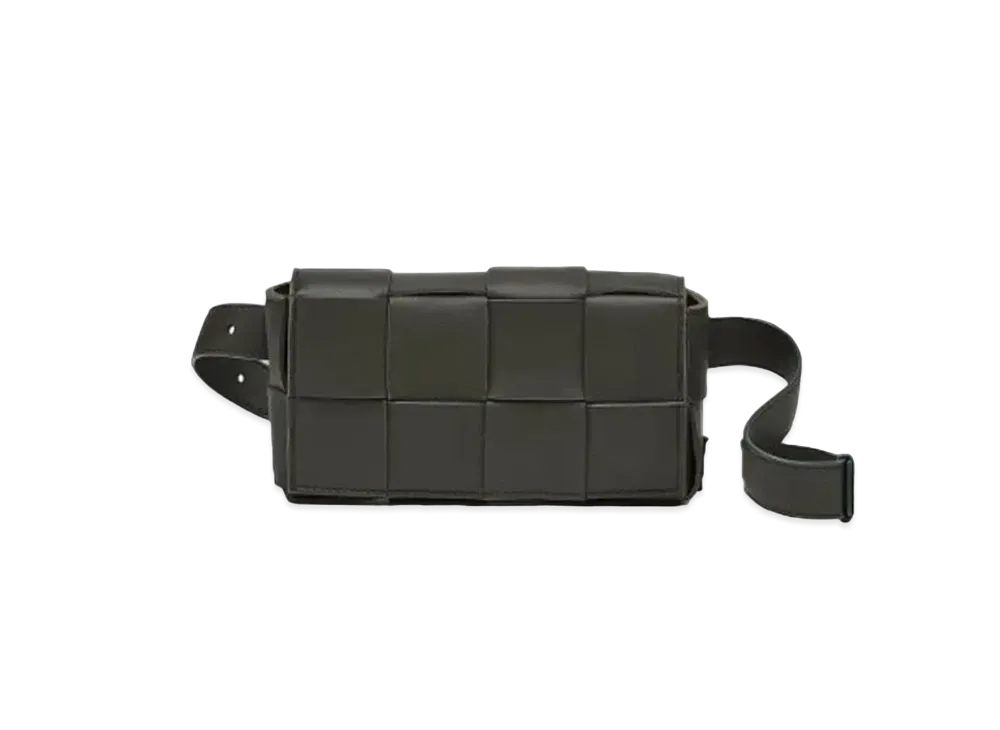 Bottega Veneta Cassette Waist Bag "Field Green"