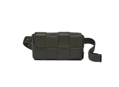 Bottega Veneta Cassette Waist Bag "Field Green"