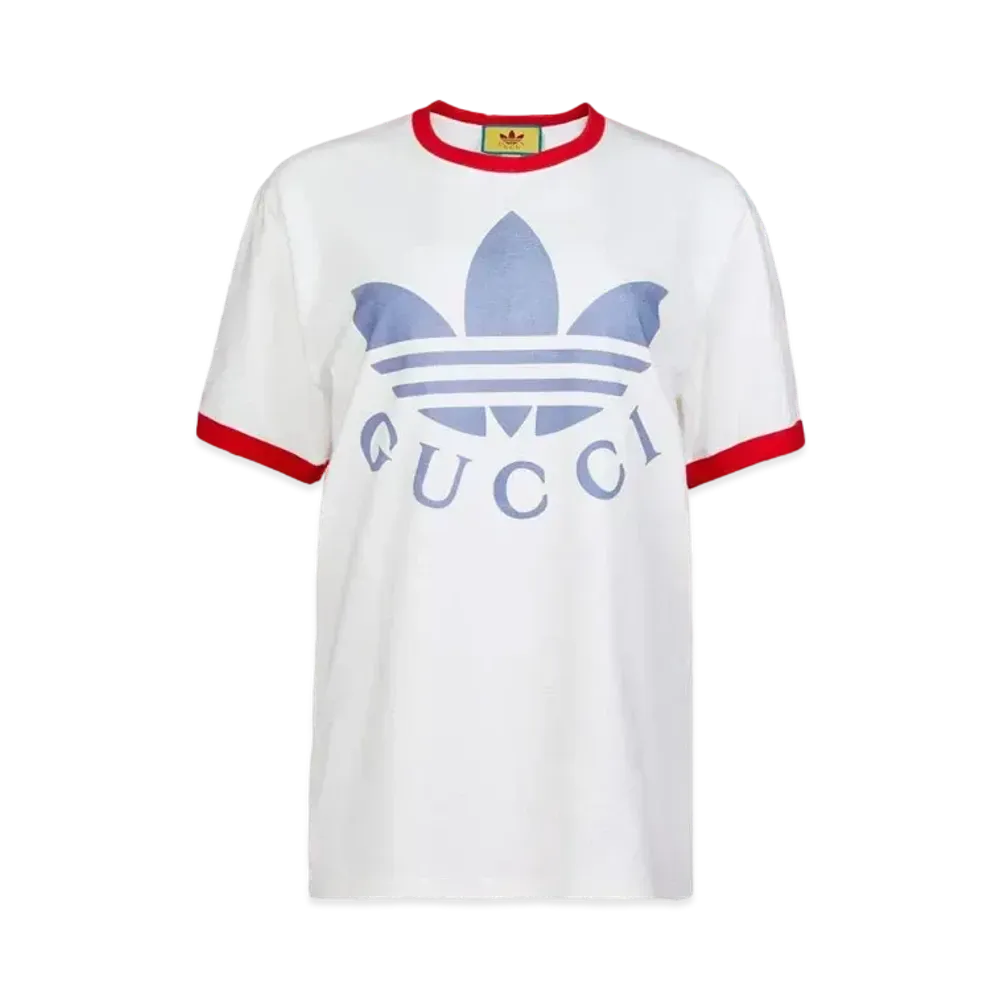 adidas x Gucci Cotton Jersey T-shirt "White"