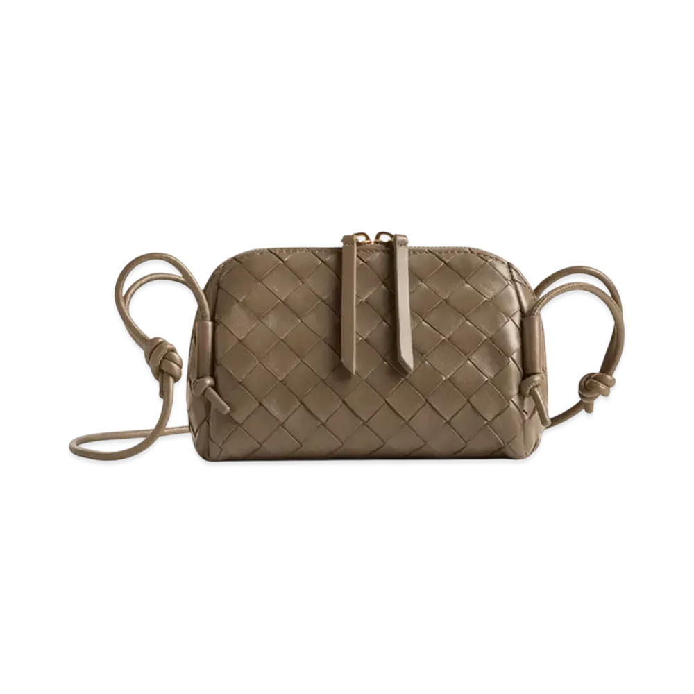 Bottega Veneta Intrecciato Concert Pouch "Pine Cone"