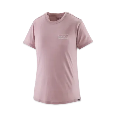 Patagonia Women's Capilene Cool Merino Blend Graphic Shirt "Mauve"