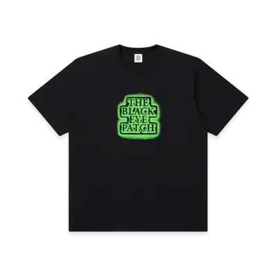 BlackEyePatch Glow In The Dark Sprayed OG Label Tee "Black"