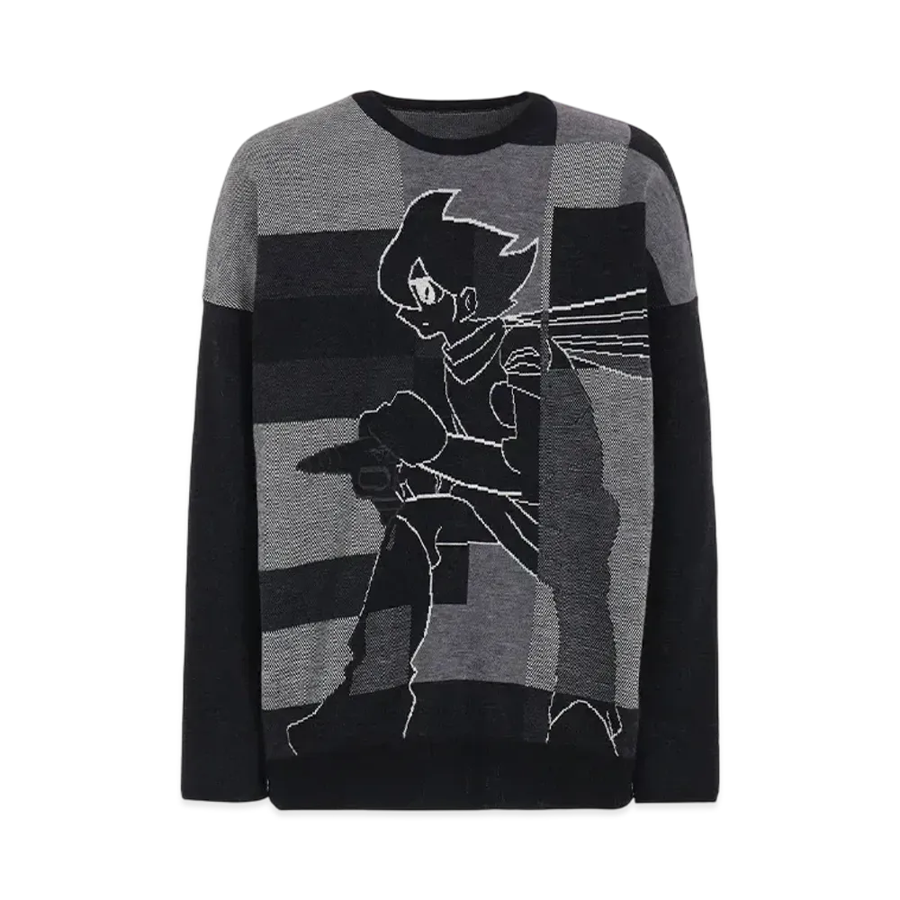Ground Y x CYBORG009 60th Cyborg 009 Crew Neck Knit "Black"