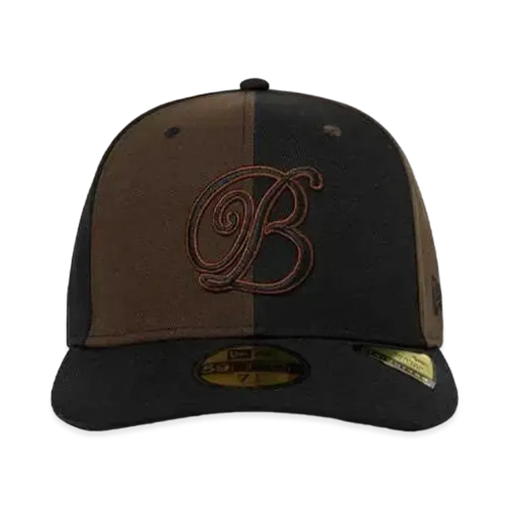 Blackeyepatch B Emblem 2 Tone New Era Cap "Black/Brown"