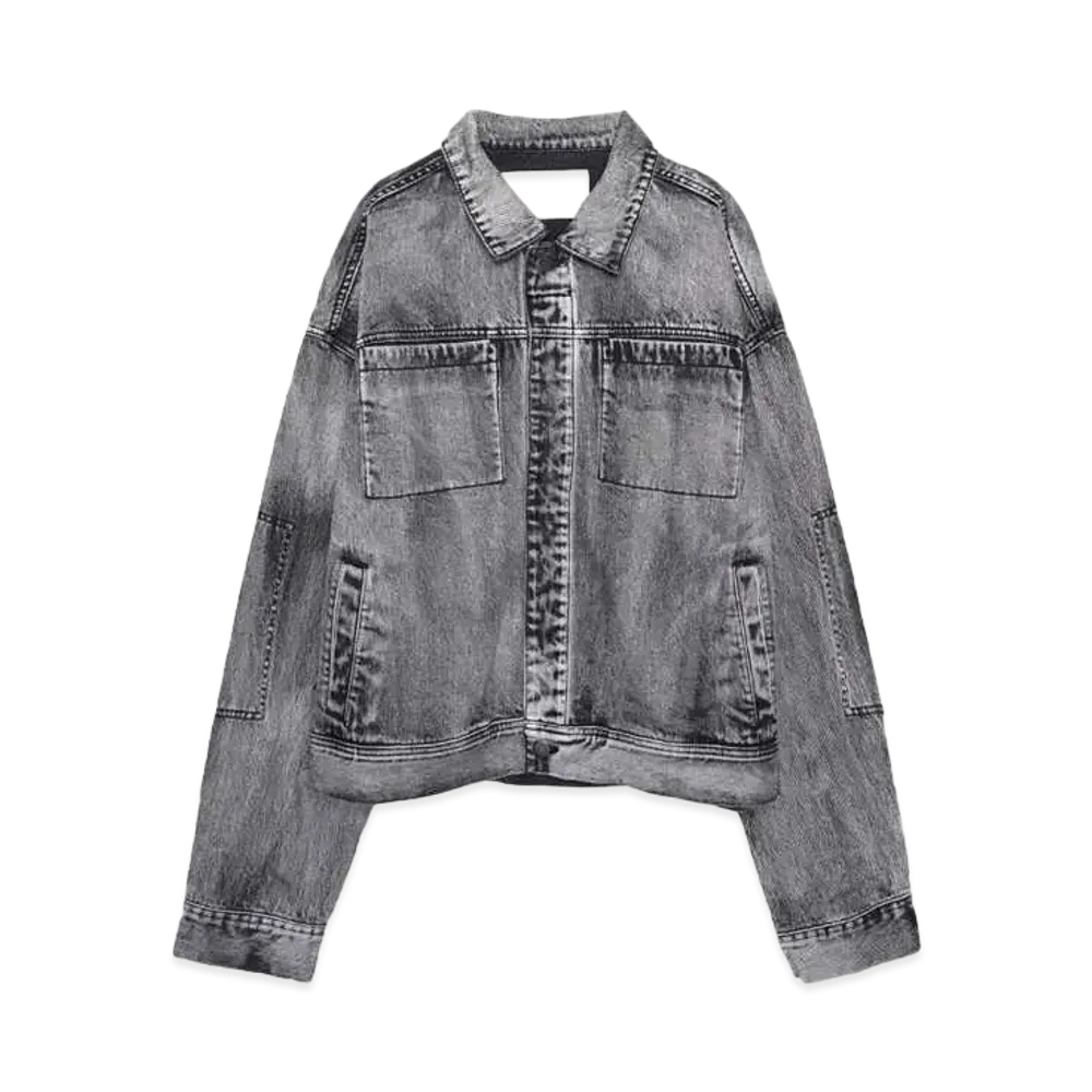 Entire Studios GEM DENIM JACKET "CHARGRILL"