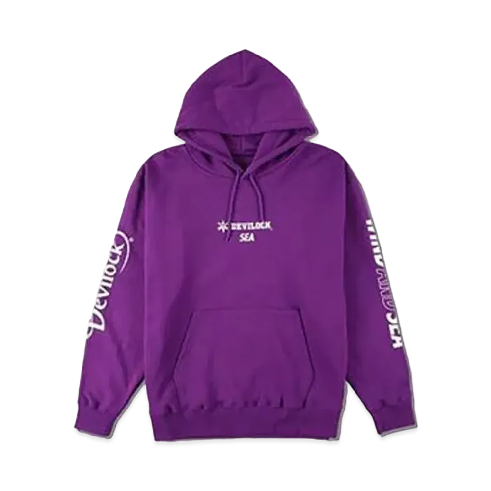 WIND AND SEA WDS x DEVILOCK (COBRA) HOODIE "Purple"
