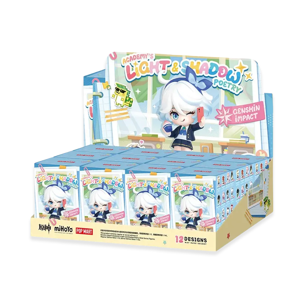 POP MART Genshin Impact Academy's Light and Shadow Poetry Chibi Series Figures [Assortment Box]