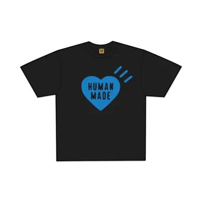 HUMAN MADE Heart T-Shirt Offline Store Limited "Black/Blue"