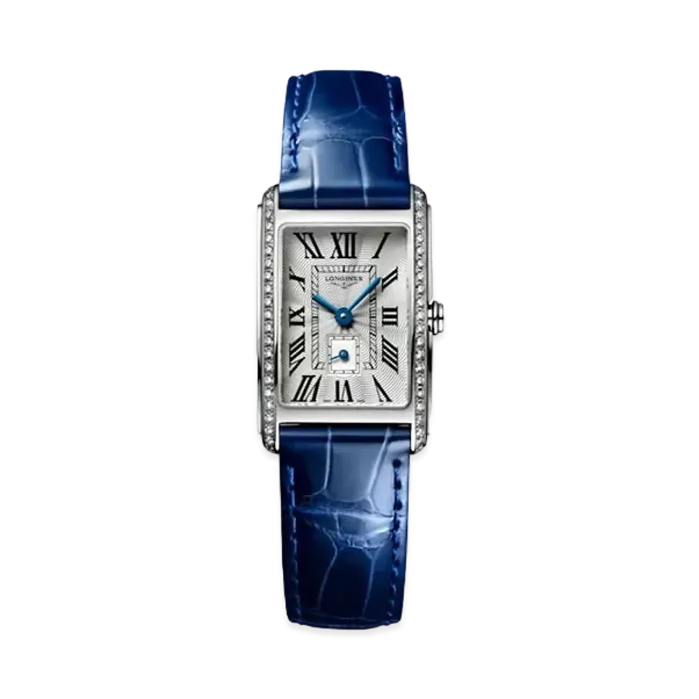 Longines Dolcevita 20.80 x 32.00 mm "Silver Franke/Stainless Steel/Blue" L5.255.0.71.7