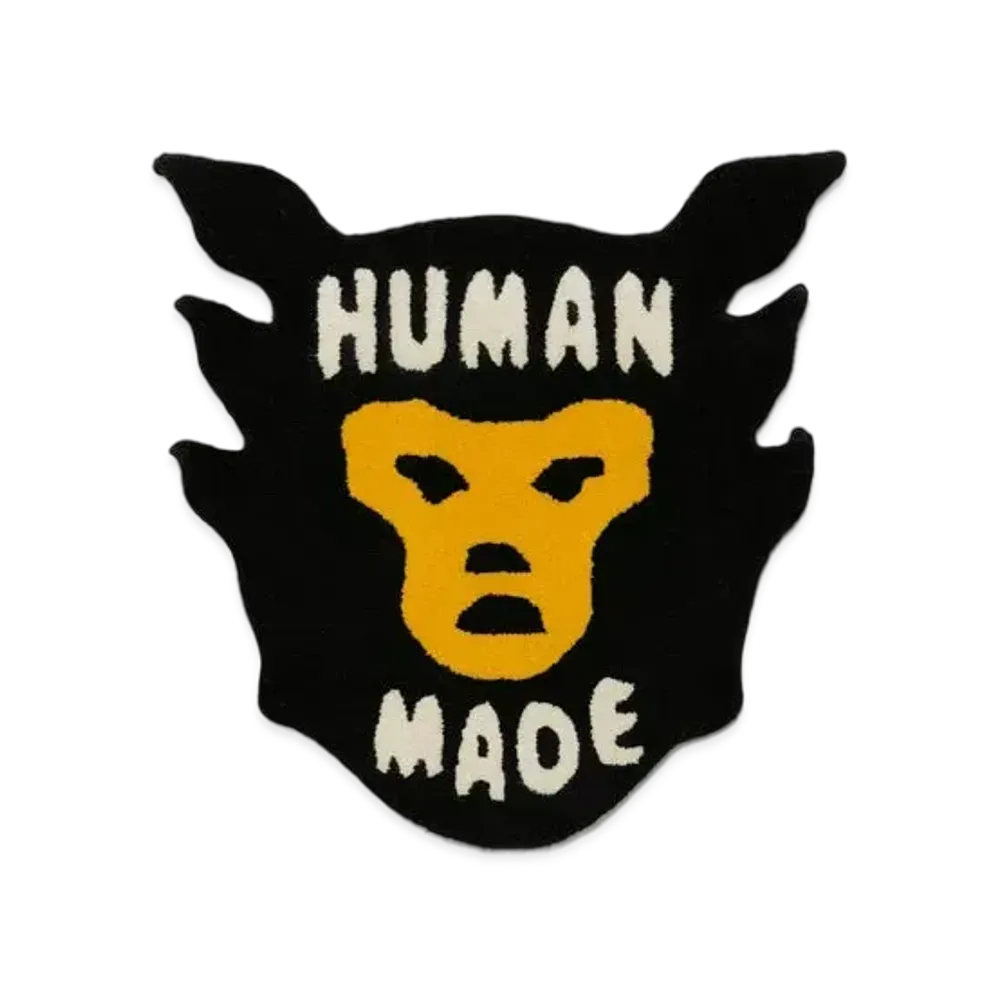 HUMAN MADE FACE RUG SMALL "Black"