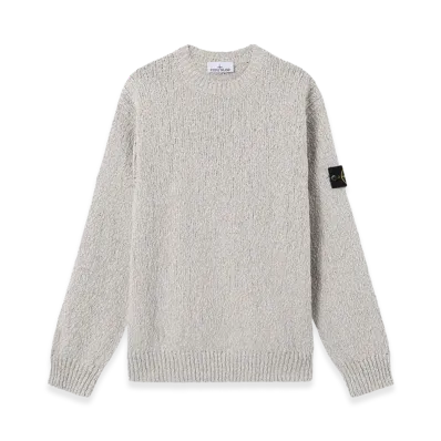 Stone Island 5100025 Speckled Cotton "Pearl Grey Melange"