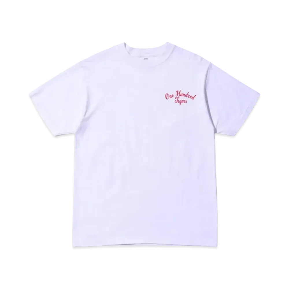 SUN SURF T-Shirt One Hundred Tigers "White"