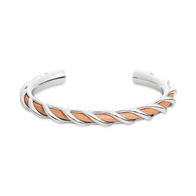 Hermes Torsade Bracelet "Naturel Bouton D'or"