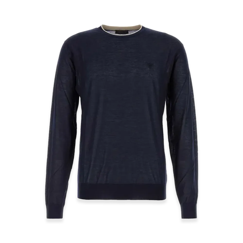 PRADA Cashmere Blend Sweater "Navy Blue"