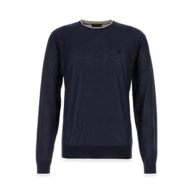 PRADA Cashmere Blend Sweater "Navy Blue"