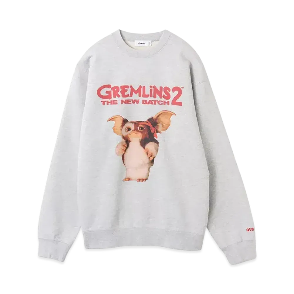 atmos x GREMLINS2 Gizmo Sweatshirt "Gray"