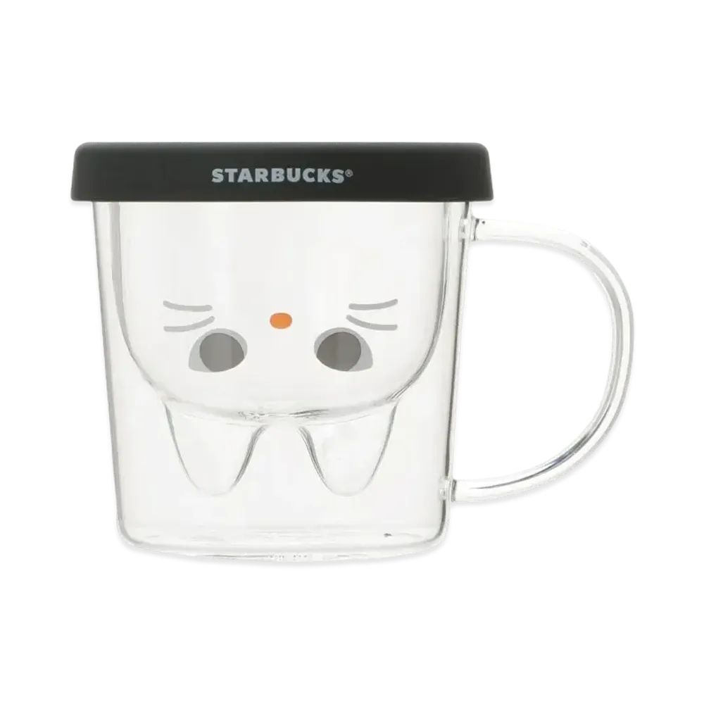 STARBUCKS Halloween 2024 Double Wall Glass Mug 296ml "Clear"