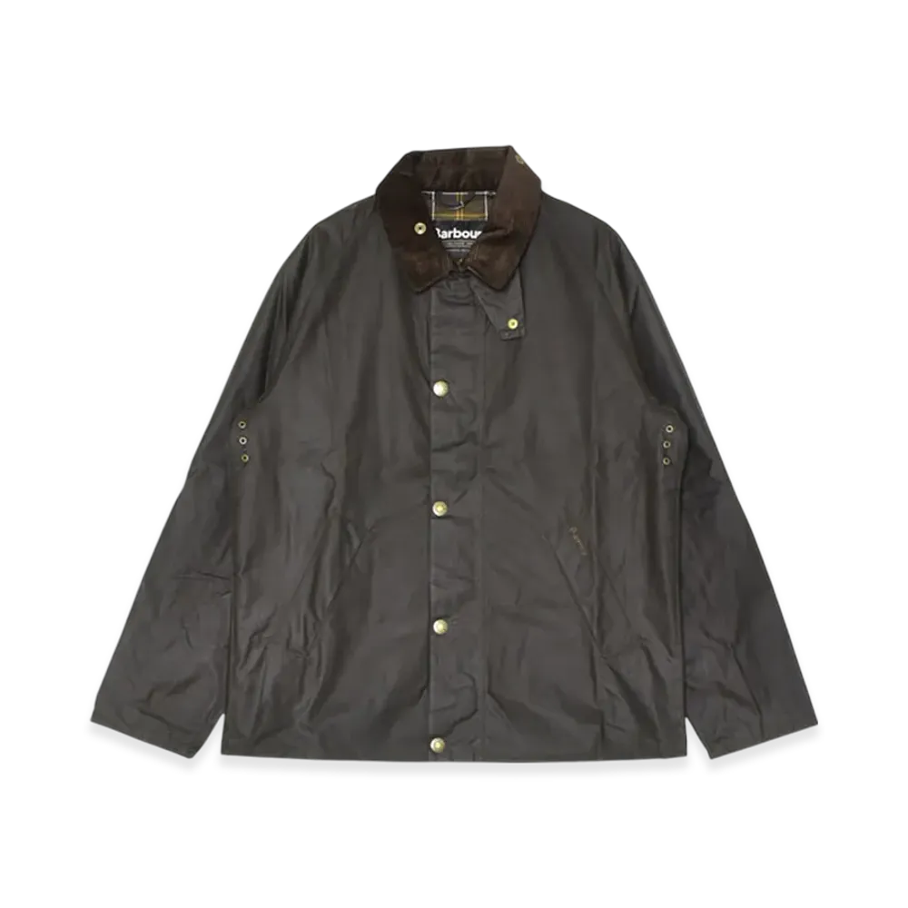 Barbour Tracker Waxed Jacket "Olive"