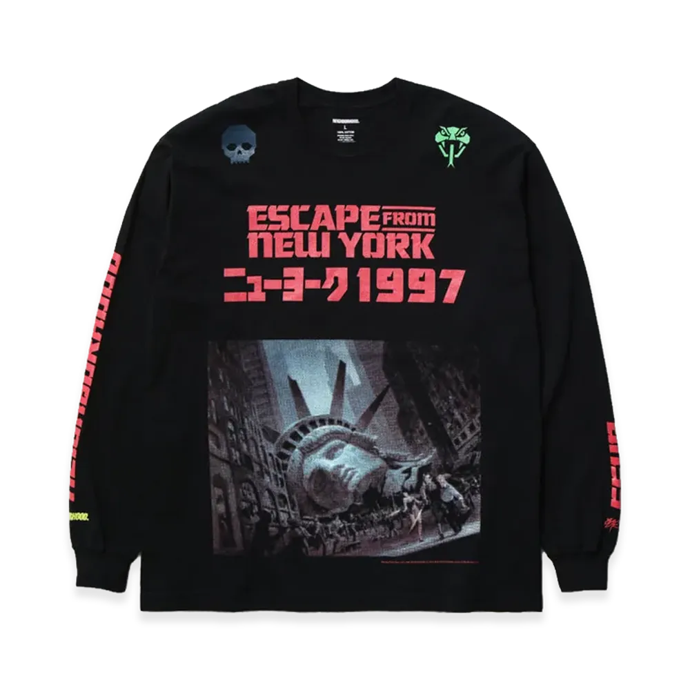 NEIGHBORHOOD x SSUR Tee LS "Black"