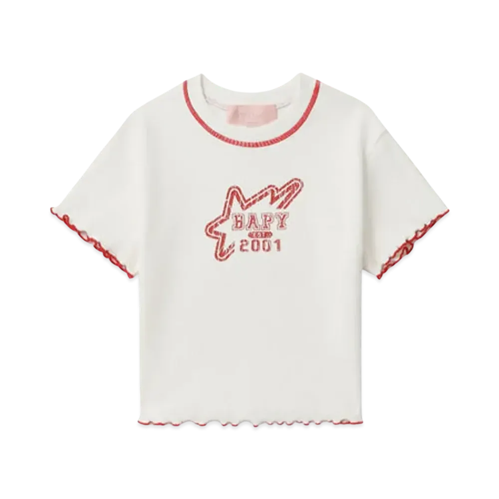 A BATHING APE Bapy Logo Retro Tee "Ivory"