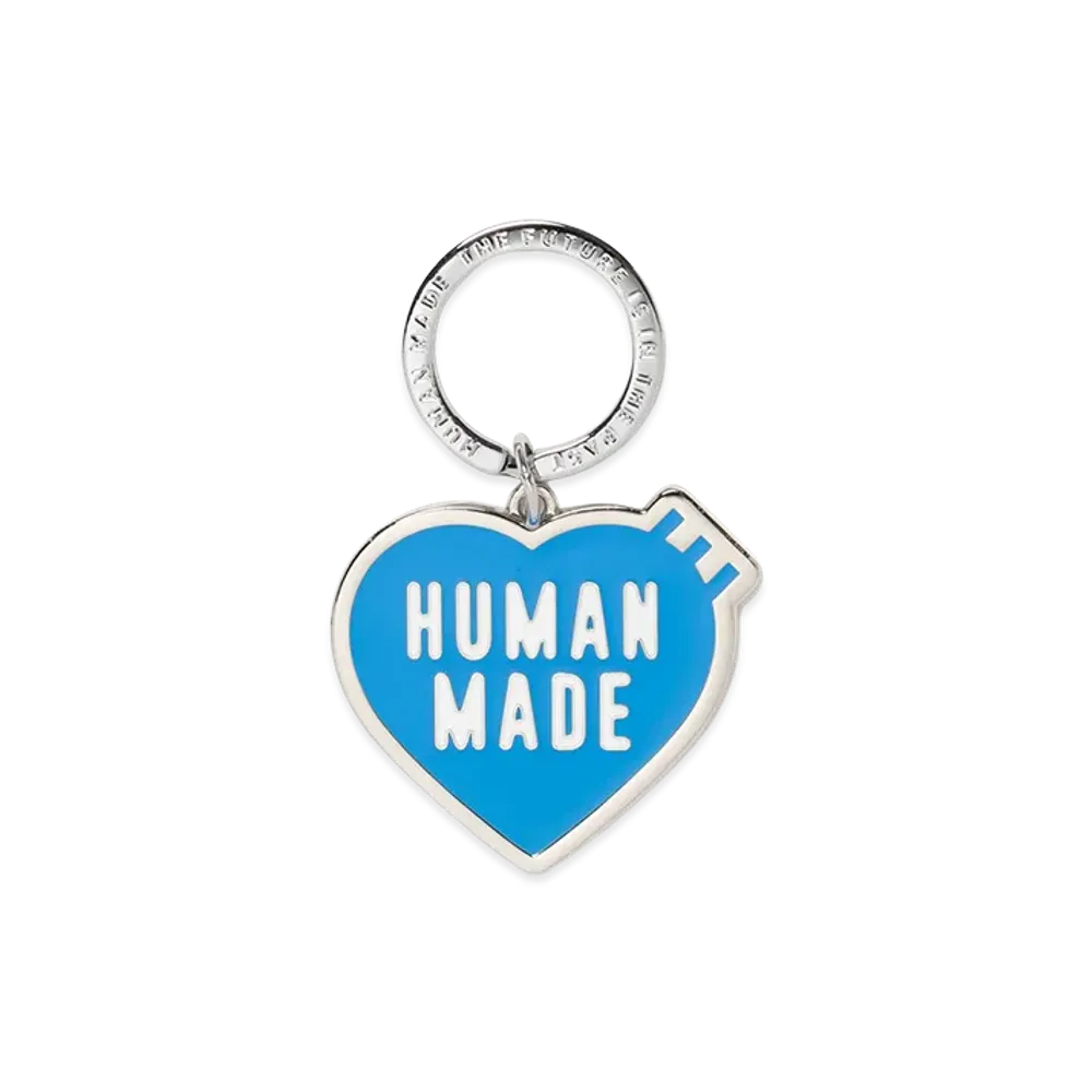 HUMAN MADE Heart Keyring "Blue"