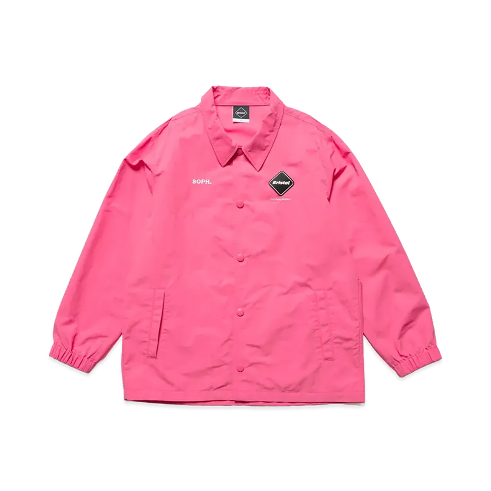 F.C.Real Bristol Kids Supplex Nylon Coach Jacket "Pink"