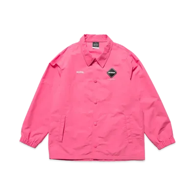 F.C.Real Bristol Kids Supplex Nylon Coach Jacket "Pink"