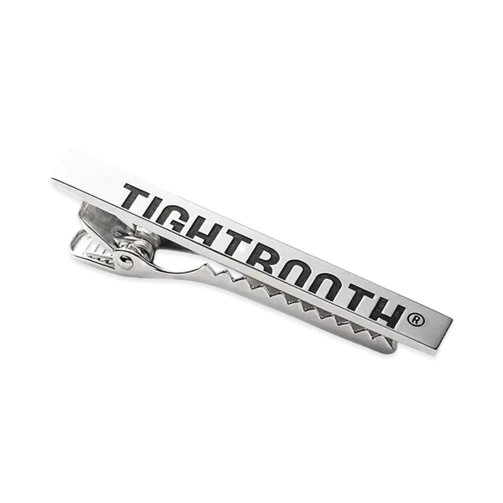 TIGHTBOOTH Logo Tie Clip "Silver"