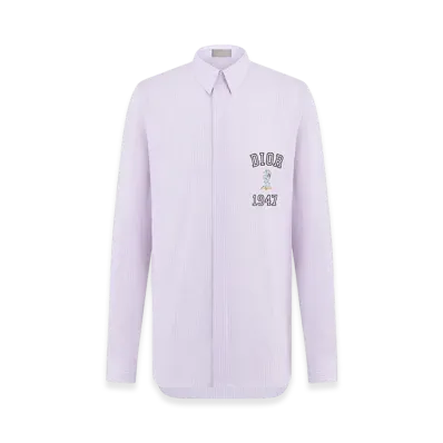 Dior Bobby Shirt Poplin Pink Stripes "White/Pink"