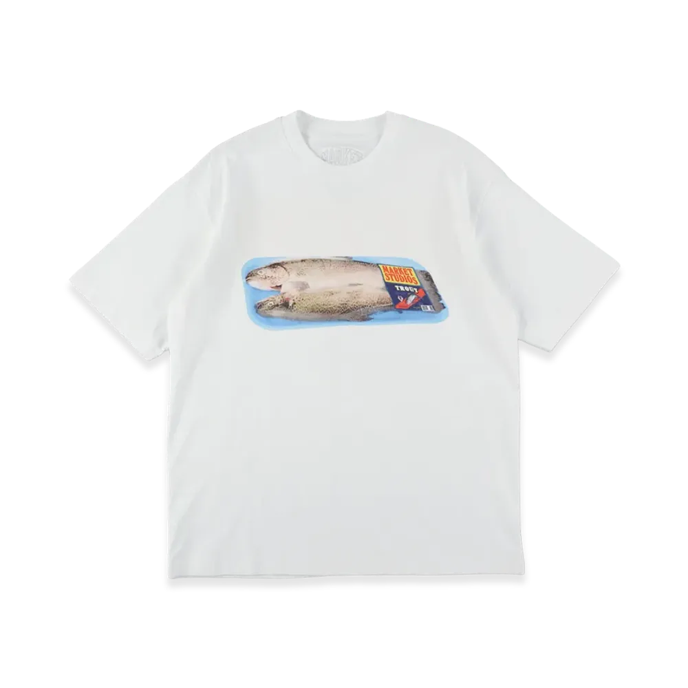 WIND AND SEA x MARKET Trout S/S Tee "White"