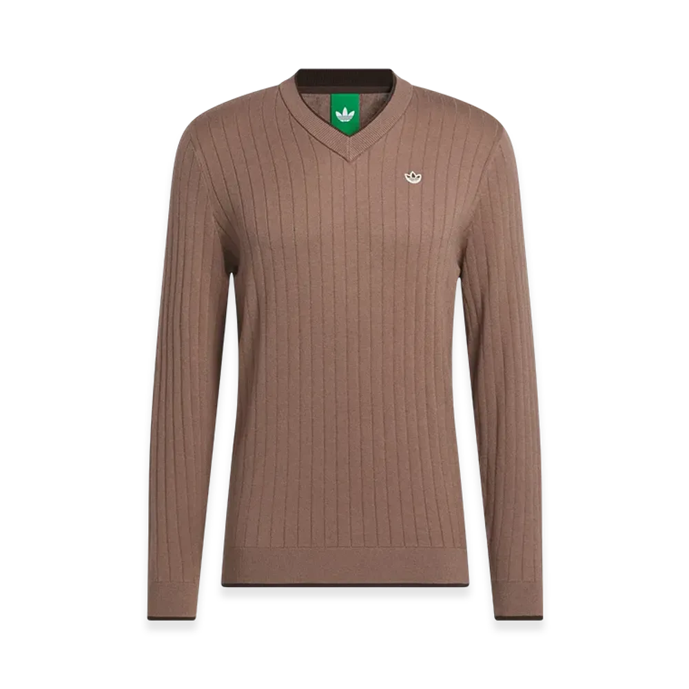 adidas Originals Golf V-Neck Sweater "Trace Brown"