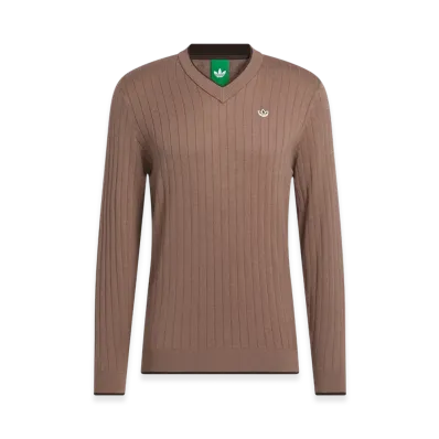 adidas Originals Golf V-Neck Sweater "Trace Brown"
